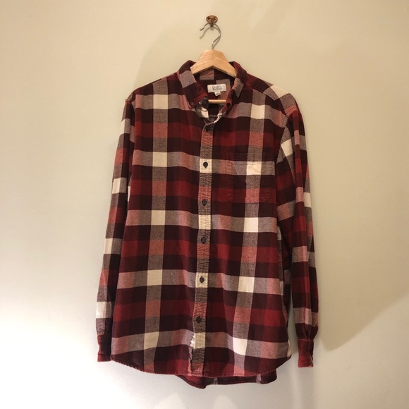 croft & barrow Tops - Ultra Soft, Oversized, Red 100% Cotton Croft & Barrow Plaid Flannel
